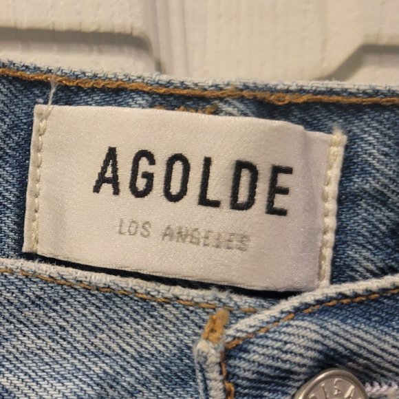 AGOLDE 90's Pinch Waist High Rise Straight Leg Jeans - Picture 2 of 8
